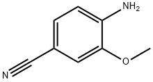 Benzonitrile, 4-amino-3-methoxy- (9CI) Structure