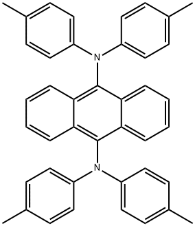 9,10-Bis[N,N-di-(p-tolyl)-amino]anthracene Structure