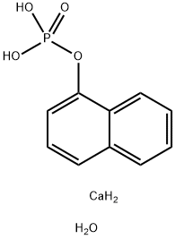 1-NAPHTHYL PHOSPHATE CALCIUM SALT TRIHYDRATE Structure