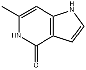 4H-Pyrrolo[3,2-c]pyridin-4-one,1,5-dihydro-6-methyl-(9CI) Structure