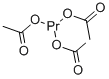 Praseodymium triacetate monohydrate Structure