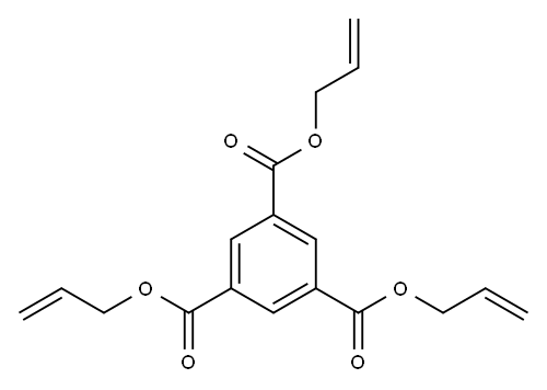 TRIALLYL 1,3,5-BENZENETRICARBOXYLATE Structure