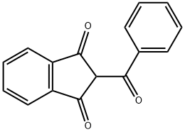 2-BENZOYL-1,3-INDANEDIONE Structure