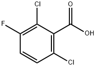 2,6-DICHLORO-3-FLUOROBENZOIC ACID Structure
