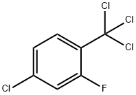 4-CHLORO-2-FLUOROBENZOTRICHLORIDE Structure