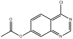7-ACETOXY-4-CHLOROQUINAZOLINE Structure