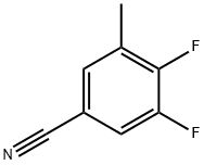 3,4-Difluoro-5-methylbenzonitrile Structure