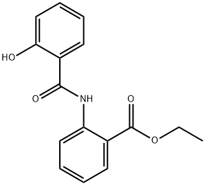 ethyl N-salicyloylanthranilate Structure
