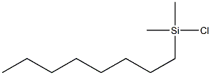 n-Octyldimethylchlorosilane Structure