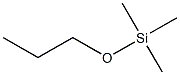 Trimethyl(propoxy)silane Structure