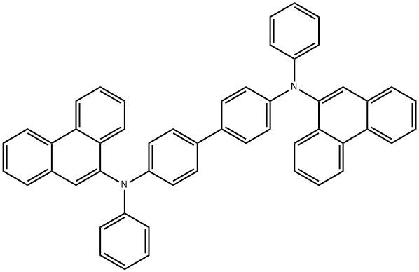 N,N'-BIS(PHENANTHREN-9-YL)-N,N'-DIPHENYLBENZIDINE Structure