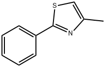 4-METHYL-2-PHENYLTHIAZOLE Structure