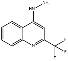 1-[2-(TRIFLUOROMETHYL)-4-QUINOLYL]HYDRAZINE Structure