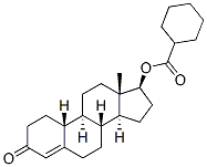 17beta-hydroxyestr-4-en-3-one 17-(cyclohexanecarboxylate) Structure