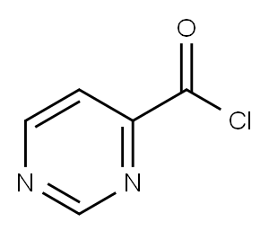 4-Pyrimidinecarbonyl chloride (9CI) Structure