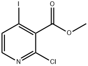 2-CHLORO-4-IODO-NICOTINIC ACID METHYL ESTER Structure