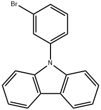 9-(3-bromophenyl)carbazole Structure