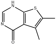 5,6-DIMETHYLTHIENO[2,3-D]PYRIMIDIN-4(3H)-ONE Structure