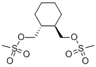 (R,R)-1,2-bis(methanesulfonyloxymethyl)cyclohexane Structure