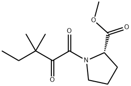 METHYL(2S)-1-(1,2-DIOXO-3,3-DIMETHYPENTYL)-2-PYRROLIDINECARBOXYLATE Structure