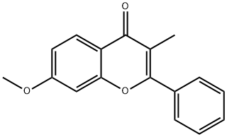 2-Methyoxy-3-methyl-2-phenyl-4H-benzo-g-pyranone Structure