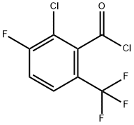 3-CHLORO-2-FLUORO-6-(TRIFLUOROMETHYL)BENZOYL CHLORIDE Structure