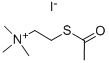 Acetylthiocholine iodide Structure