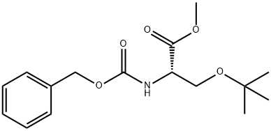 O-TERT-BUTYL-N-CARBOBENZOXY-L-SERINE METHYL ESTER Structure