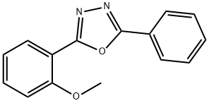 2-(2-METHOXYPHENYL)-5-PHENYL-1,3,4-OXADIAZOLE Structure