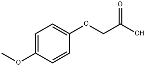 4-Methoxyphenoxyacetic acid Structure