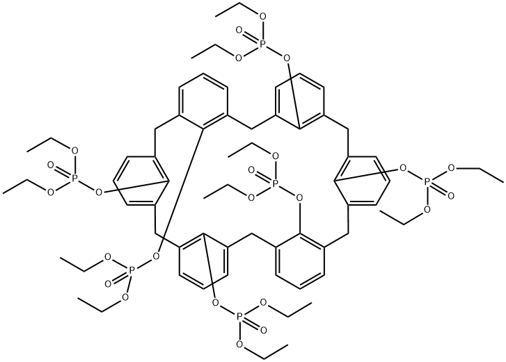 HEXAKIS(DIETHOXYPHOSPHORYL)CALIX[6!ARENE, 97 Structure