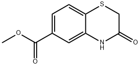 Methyl 3-oxo-3,4-dihydro-2H-1,4-benzothiazine-6-carboxylate Structure
