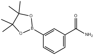 3-AMINOCARBONYLPHENYLBORONIC ACID, PINACOL ESTER Structure