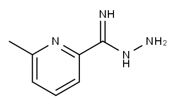 2-Pyridinecarboximidic  acid,  6-methyl-,  hydrazide Structure