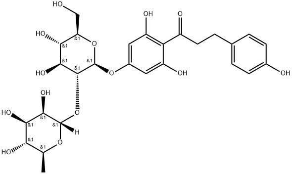 Naringin dihydrochalcone Structure