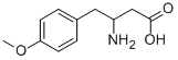 3-AMINO-4-(4-METHOXY-PHENYL)-BUTYRIC ACID Structure