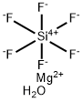 Magnesium hexafluorosilicate hexahydrate Structure