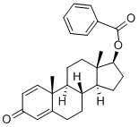 17beta-hydroxyandrosta-1,4-dien-3-one benzoate Structure