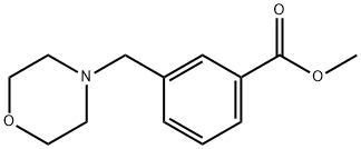 METHYL 3-(MORPHOLIN-4-YLMETHYL)BENZOATE Structure