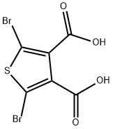 2,5-DibroMothiophene-3,4-dicarboxylic acid Structure