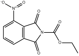4-NITRO-N-CARBOETHOXYPHTHALIMIDE
 Structure