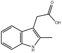 2-METHYLINDOLE-3-ACETIC ACID Structure