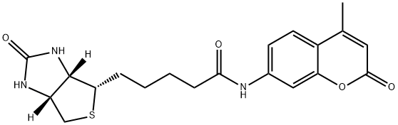 N-D-Biotinyl-7-amino-4-methylcoumarin Structure