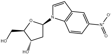 1-(BETA-D-2-DEOXYRIBOFURANOSYL)-5-NITROINDOLE Structure