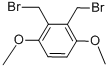 2,3-BIS-BROMOMETHYL-1,4-DIMETHOXY-BENZENE Structure
