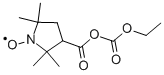 3-[(ETHOXYCARBONYL)OXYCARBONYL]-2,5-DIHYDRO-2,2,5,5-TETRAMETHYL-1H-PYRROL-1-YLOXY Structure