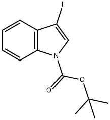 1-(TERT-BUTOXYCARBONYL)-3-IODO-1H-INDOLE Structure