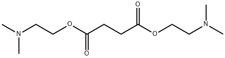 bis[2-(dimethylamino)ethyl] succinate Structure