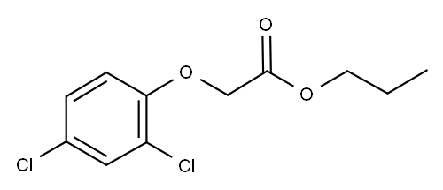 propyl 2,4-dichlorophenoxyacetate Structure