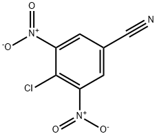 4-CHLORO-3,5-DINITROBENZONITRILE Structure